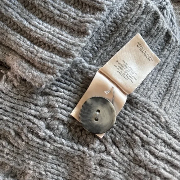Sleeping on Snow x Anthropologie Cowl Neck Poncho Stormy Gray | OS - Picture 5 of 6